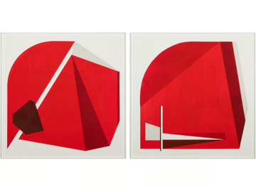 Red I & II - Paper Painting by NOVOCUADRO ART COMPANY - view 2
